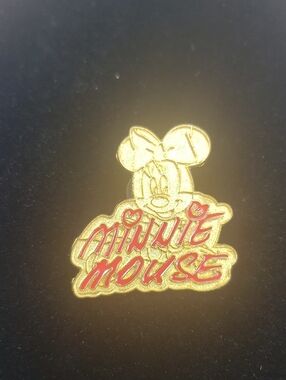 Disney Minnie Mouse Gold Tone Trading Collector Pin